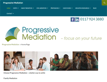Tablet Screenshot of progressive-mediation.co.uk